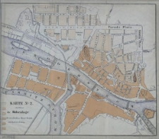 Karte Nº2 darstellend die Höhenlage der verschiedenen Häuser - Vierteln innerhalb der Festung