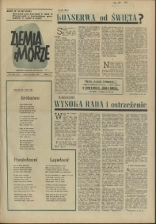 Ziemia i Morze : tygodnik społeczno-kulturalny. R.2, 1957 nr 10