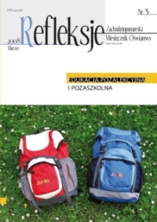 Refleksje : zachodniopomorski miesięcznik oświatowy. 2008 nr 3