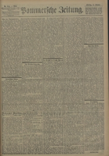 Pommersche Zeitung : organ für Politik und Provinzial-Interessen. 1902 Nr. 241