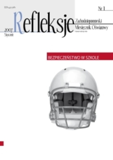 Refleksje : zachodniopomorski miesięcznik oświatowy. 2007 nr 1