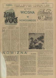 Ziemia i Morze : tygodnik społeczno-kulturalny. R.2, 1957 nr 18