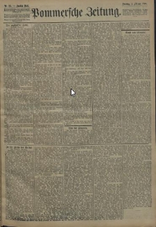 Pommersche Zeitung : organ für Politik und Provinzial-Interessen. 1908 Nr. 28 Blatt 2