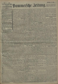 Pommersche Zeitung : organ für Politik und Provinzial-Interessen. 1908 Nr. 71