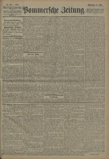 Pommersche Zeitung : organ für Politik und Provinzial-Interessen. 1908 Nr. 131