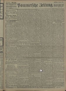 Pommersche Zeitung : organ für Politik und Provinzial-Interessen. 1908 Nr. 179