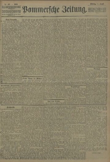 Pommersche Zeitung : organ für Politik und Provinzial-Interessen. 1908 Nr. 225