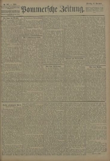 Pommersche Zeitung : organ für Politik und Provinzial-Interessen. 1908 Nr. 270 Blatt 1