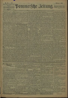 Pommersche Zeitung : organ für Politik und Provinzial-Interessen. 1909 Nr. 166 Blatt 2