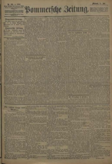 Pommersche Zeitung : organ für Politik und Provinzial-Interessen. 1909 Nr. 168