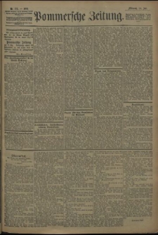 Pommersche Zeitung : organ für Politik und Provinzial-Interessen. 1909 Nr. 174