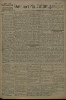Pommersche Zeitung : organ für Politik und Provinzial-Interessen. 1909 Nr. 179