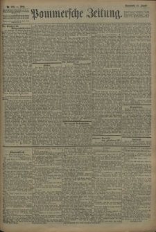 Pommersche Zeitung : organ für Politik und Provinzial-Interessen. 1909 Nr. 190 Blatt 2