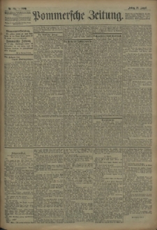 Pommersche Zeitung : organ für Politik und Provinzial-Interessen. 1909 Nr. 203