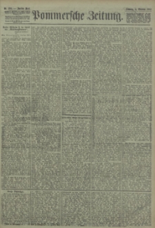 Pommersche Zeitung : organ für Politik und Provinzial-Interessen. 1903 Nr. 234