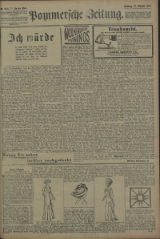 Pommersche Zeitung : organ für Politik und Provinzial-Interessen. 1909 Nr. 244 Blatt 1