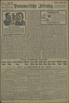 Pommersche Zeitung : organ f&uuml;r Politik und Provinzial-Interessen. 1909 Nr. 273 Blatt 2