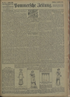 Pommersche Zeitung : organ für Politik und Provinzial-Interessen. 1909 Nr. 283