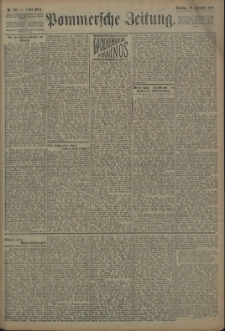 Pommersche Zeitung : organ für Politik und Provinzial-Interessen. 1909 Nr. 292