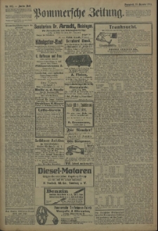 Pommersche Zeitung : organ für Politik und Provinzial-Interessen. 1909 Nr. 298