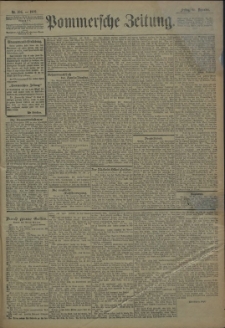 Pommersche Zeitung : organ für Politik und Provinzial-Interessen. 1909 Nr. 306