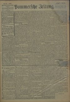 Pommersche Zeitung : organ für Politik und Provinzial-Interessen. 1909 Nr. 306