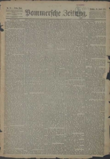 Pommersche Zeitung : organ für Politik und Provinzial-Interessen. 1889 Nr. 101 Blatt 1