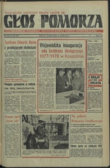 Głos Pomorza. 1977, wrzesień, nr 222