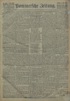 Pommersche Zeitung : organ für Politik und Provinzial-Interessen. 1904 Nr. 154 Blatt 1