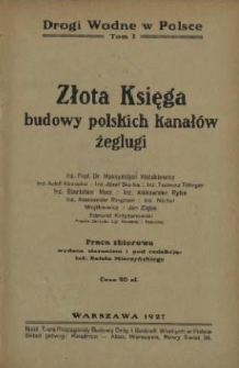 Złota księga budowy polskich kanałów żeglugi
