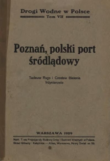 Poznań, polski port śródlądowy