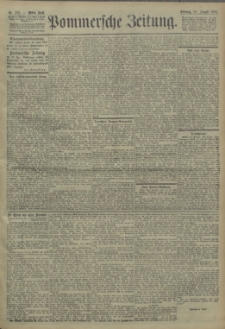 Pommersche Zeitung : organ für Politik und Provinzial-Interessen. 1904 Nr. 202 Blatt 1