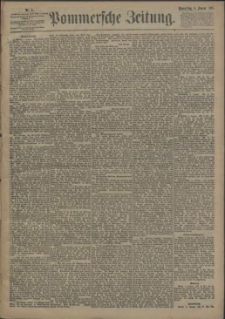 Pommersche Zeitung : organ für Politik und Provinzial-Interessen. 1893 Nr. 4