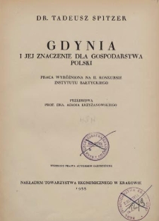 Gdynia i jej znaczenie dla gospodarki Polski