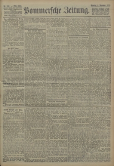 Pommersche Zeitung : organ für Politik und Provinzial-Interessen. 1904 Nr. 263