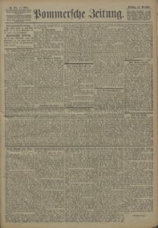Pommersche Zeitung : organ für Politik und Provinzial-Interessen. 1904