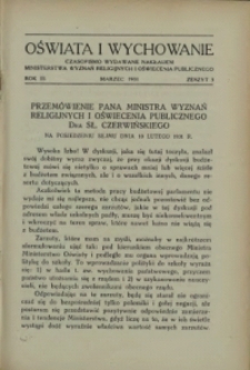 Oświata i Wychowanie. R.3, 1931 nr 3