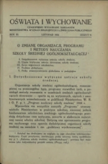 Oświata i Wychowanie. R.3, 1931 nr 9