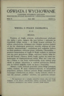 Oświata i Wychowanie. R.4, 1932 nr 5