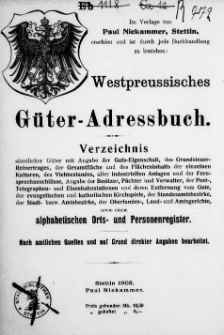 Adress- und Geschäfts-Handbuch für Stettin : nach amtlichen Quellen zusammengestellt. 1903