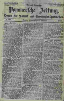 Pommersche Zeitung : organ für Politik und Provinzial-Interessen. 1853 Nr. 165