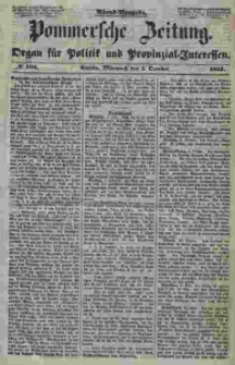 Pommersche Zeitung : organ für Politik und Provinzial-Interessen. 1853 Nr. 166