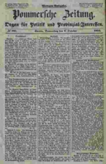 Pommersche Zeitung : organ für Politik und Provinzial-Interessen. 1853 Nr. 167