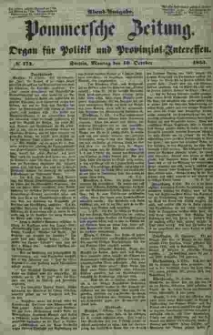 Pommersche Zeitung : organ für Politik und Provinzial-Interessen. 1853 Nr. 174