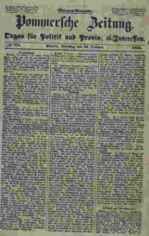 Pommersche Zeitung : organ für Politik und Provinzial-Interessen. 1853 Nr. 175