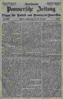 Pommersche Zeitung : organ für Politik und Provinzial-Interessen. 1853 Nr. 196
