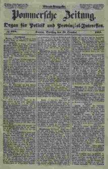 Pommersche Zeitung : organ für Politik und Provinzial-Interessen. 1853 Nr. 200