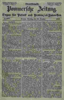 Pommersche Zeitung : organ für Politik und Provinzial-Interessen. 1853 Nr. 200