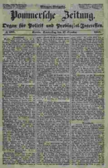 Pommersche Zeitung : organ für Politik und Provinzial-Interessen. 1853 Nr. 203