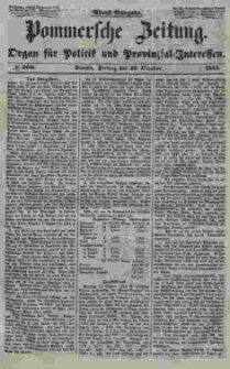 Pommersche Zeitung : organ für Politik und Provinzial-Interessen. 1853 Nr. 206